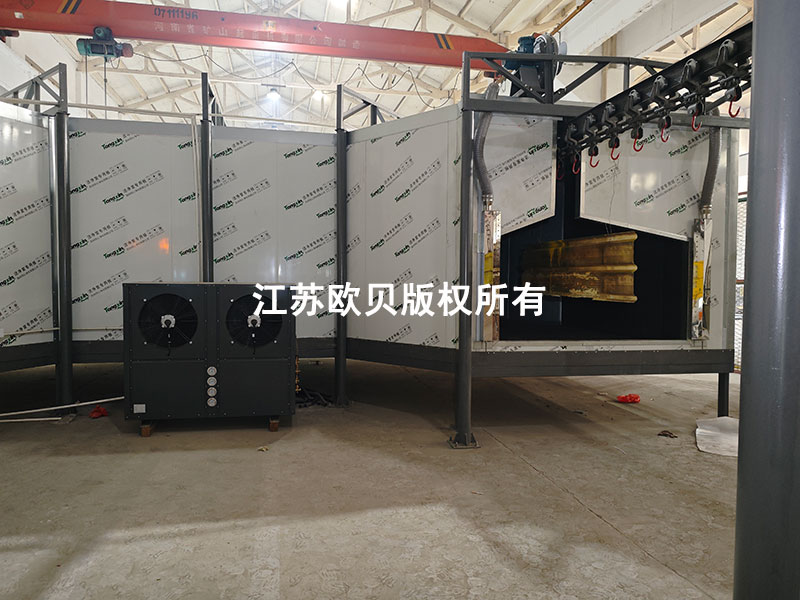 鈑金件油漆隧道烘干線熱泵配套項(xiàng)目